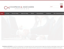 Tablet Screenshot of chapmanyasociados.com